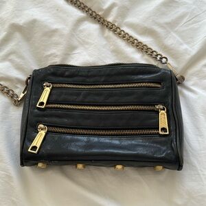 Rebecca Minkoff Gold Hardware Zipper Crossbody